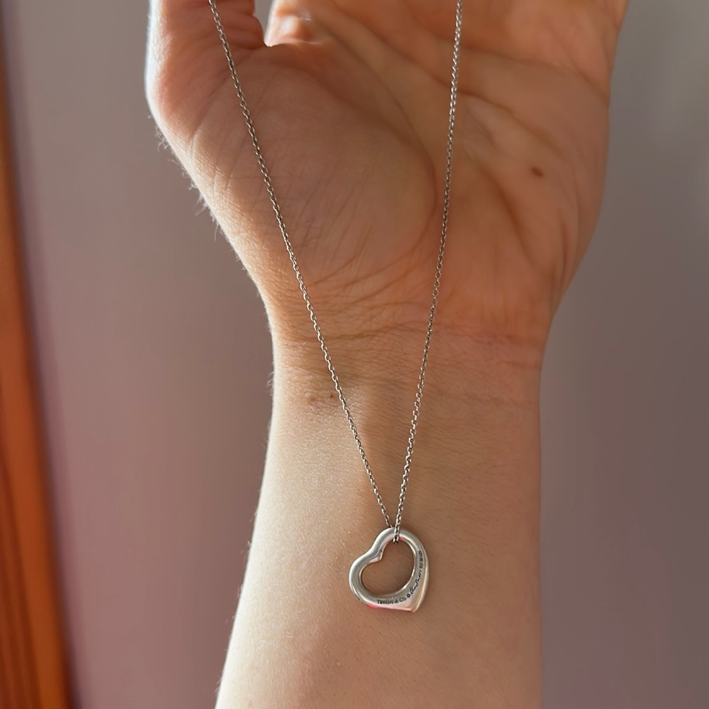 Tiffany & Co Elsa Peretti Open Heart Necklace